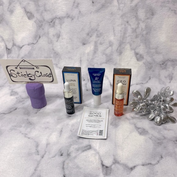 Sunday Riley Other - Sunday Riley Skincare Gift Set-4pc, Good Genes, A+ Serum, CEO Glow, Retinol Oil